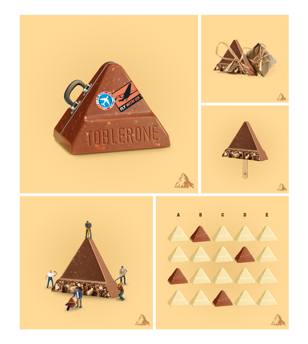 Toblerone social posts
