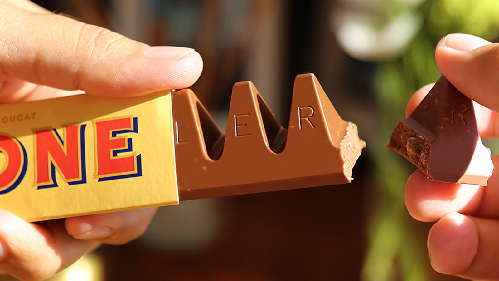 Toblerone banner